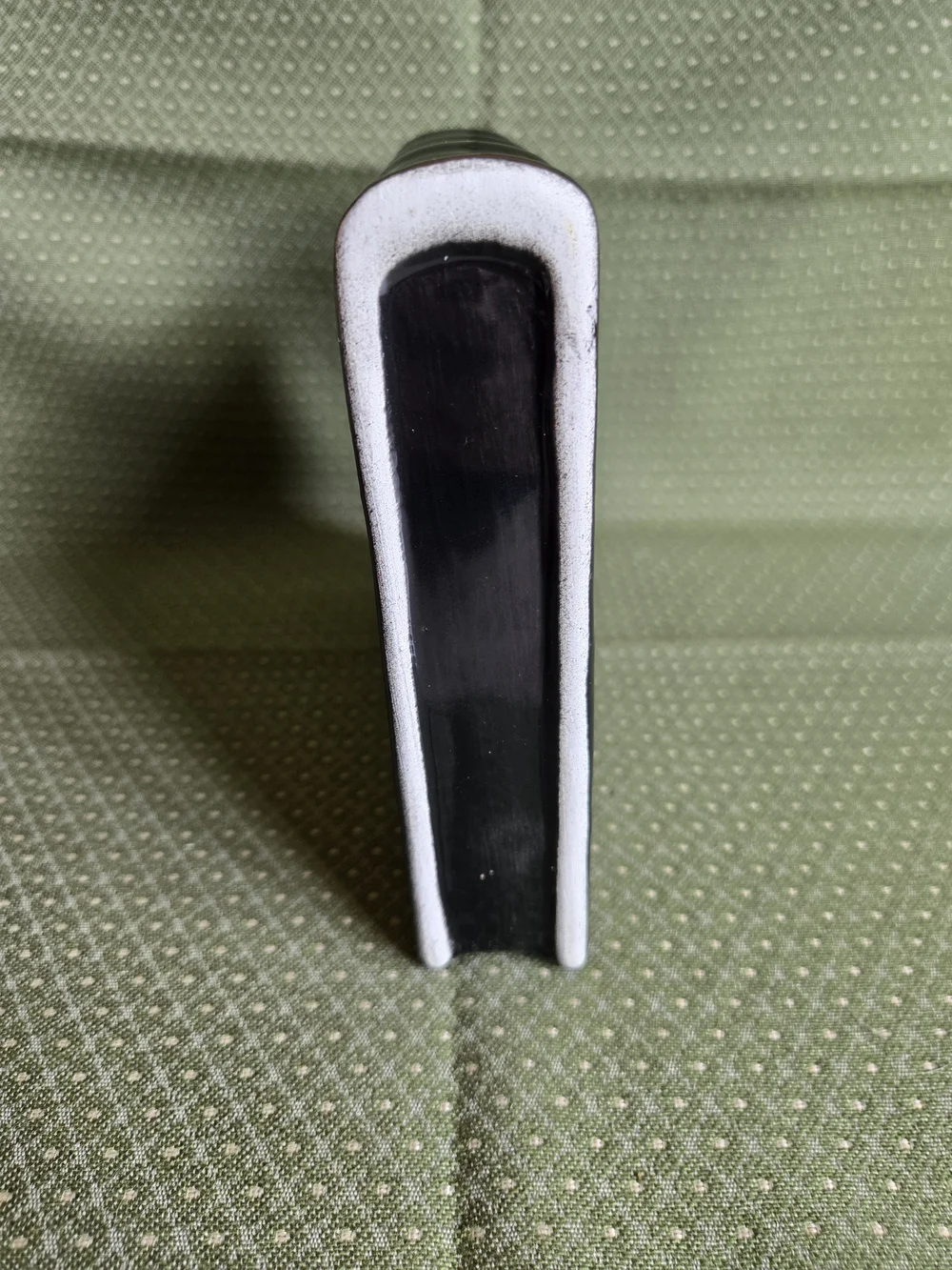 Book Vase - Glossy Black Square Ceramic
